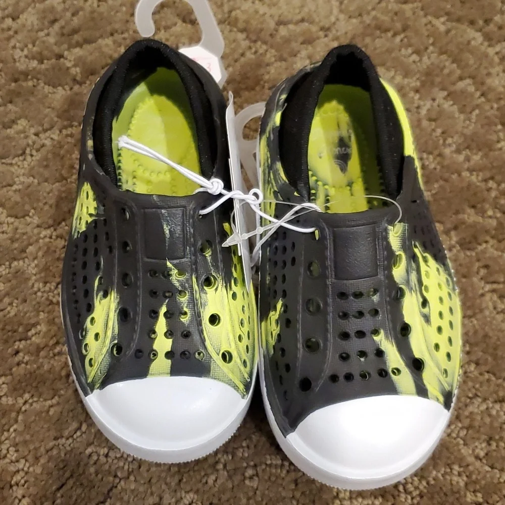 Baby Boys First Steps Stepping Stones Riley EVA Sneakers Size 3 4 5 Pull on NWT